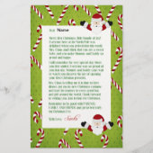 Brief van Santa Briefpapier (Voorkant)