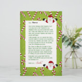 Brief van Santa Briefpapier (Staand voorkant)