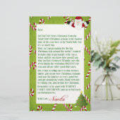 Brief van Santa Briefpapier (Staand voorkant)