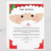 Brief van Santa Claus (Voorkant / Achterkant)