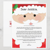 Brief van Santa Claus (Voorkant / Achterkant)