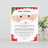 Brief van Santa Claus (Staand voorkant)