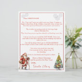 Brief van Santa Claus (Staand voorkant)