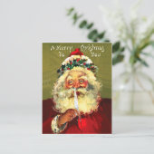 Brief van Santa Claus Briefkaart (Staand voorkant)