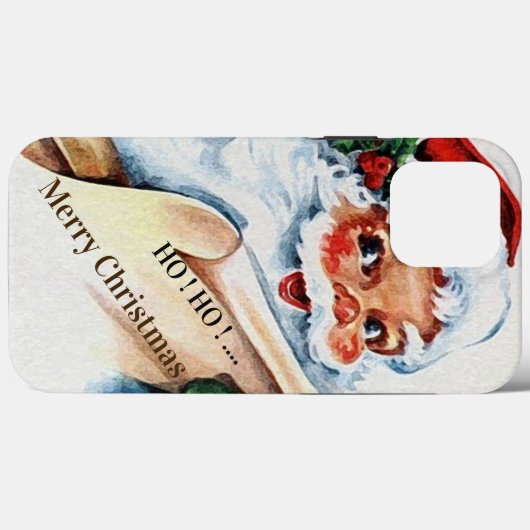 Brief van Santa Claus Case-Mate iPhone Case (Achterkant (horizontaal))