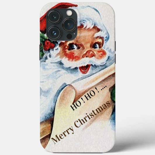 Brief van Santa Claus Case-Mate iPhone Case (Achterkant)