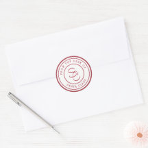 Brief van Santa Envelope Seals