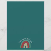 Brief van Santa Ho Ho Nordic Santa (Achterkant)