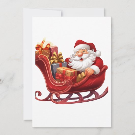 Brief van Santa Kaart (Achterkant)