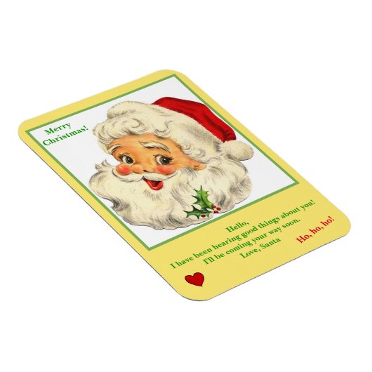 Brief van Santa Keepomwille Magneet (Rechterzijde)