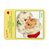 Brief van Santa Keepomwille Magneet (Horizontaal)