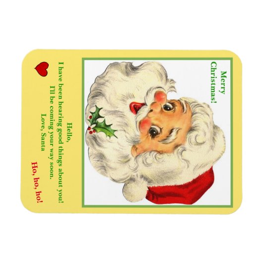 Brief van Santa Keepomwille Magneet (Horizontaal)