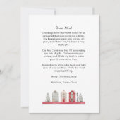 Brief van Santa naar baby Kerst Schattigee Huizen Feestdagenkaart (Voorkant)