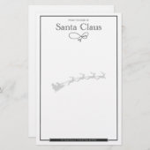 Brief van Santa Naughty Blank (Voorkant / Achterkant)