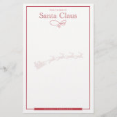 Brief van Santa Nice Blank (Voorkant)