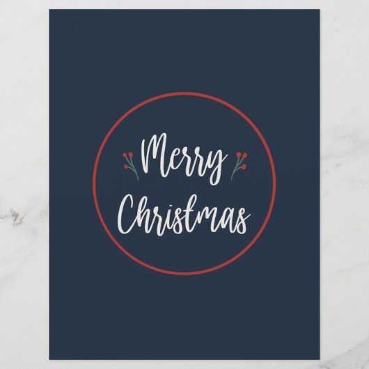 Brief van Santa Nordic Merry Christmas (Achterkant)