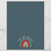 Brief van Santa Scandi Vrolijke Kerstmis (Achterkant)