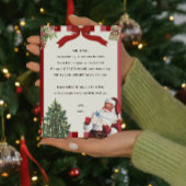  brief van Santa's Desk Rhyming Christmas Kaart