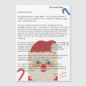 Brief van Sinterklaas Candy Canes Kindernaam (Voorkant)
