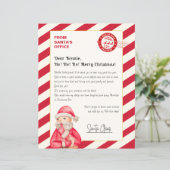 Brief van Sinterklaas van Noordpool Kantoor (Staand voorkant)