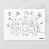 Brief van Sinterklaas voor kinderen + kleurplaat a Briefkaart (Achterkant)