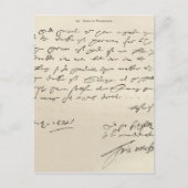 Brief van Sir Francis Drake Briefkaart (Voorkant)