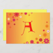 Brief van uitnodiging (Voorkant / Achterkant)