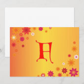 Brief van uitnodiging (Voorkant / Achterkant)