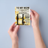 Brief van zoon van mijn moeder | Nieuwe Home Decor Flyer (Hand)