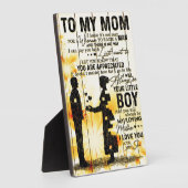 Brief van zoon van mijn moeder | Nieuwe Home Decor Fotoplaat (Zijkant)