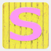 Brief Vierkante Sticker (Voorkant)