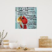 Brief voor echtgenoot/echtgenote | Gezinsdecoratie Poster (Keuken)