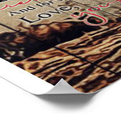 Brief voor hem | Koel aan mijn echtgenoot-cadeau Poster (Hoek)