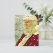 Brief voor Santa Feestdagenkaart (Staand voorkant)