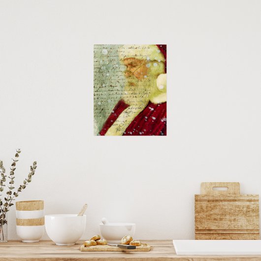 Brief voor Santa Poster (Keuken)