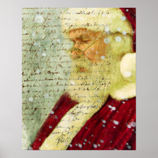 Brief voor Santa Poster