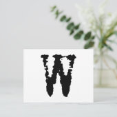 Brief W Briefkaart (Staand voorkant)