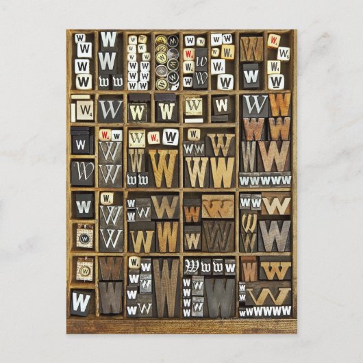 Brief W Briefkaart (Voorkant)