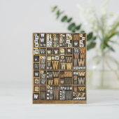 Brief W Briefkaart (Staand voorkant)