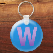 Brief W Sleutelhanger (Voorkant)