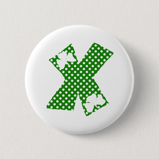 Brief X Ronde Button 5,7 Cm (Voorkant)