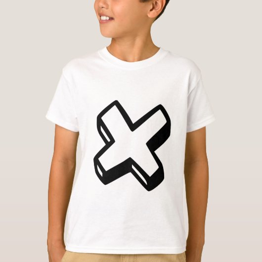 Brief X T-shirt (Voorkant)