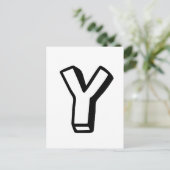 Brief Y Briefkaart (Staand voorkant)