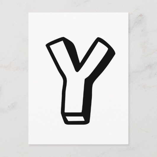Brief Y Briefkaart (Voorkant)