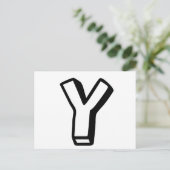 Brief Y Briefkaart (Staand voorkant)