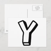 Brief Y Briefkaart (Voorkant / Achterkant)