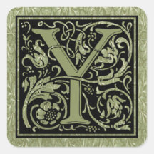 Brief Y Eerste Letter Monogram