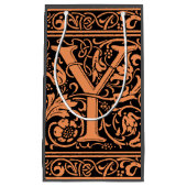 Brief Y Middeleeuws Monogram Art Nouveau Klein Cadeauzakje (Voorkant)