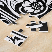 Brief Y Middeleeuws Monogram Art Nouveau Legpuzzel (Zijkant)