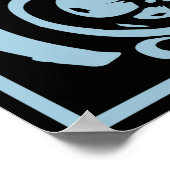 Brief Y Middeleeuws Monogram Art Nouveau Poster (Hoek)